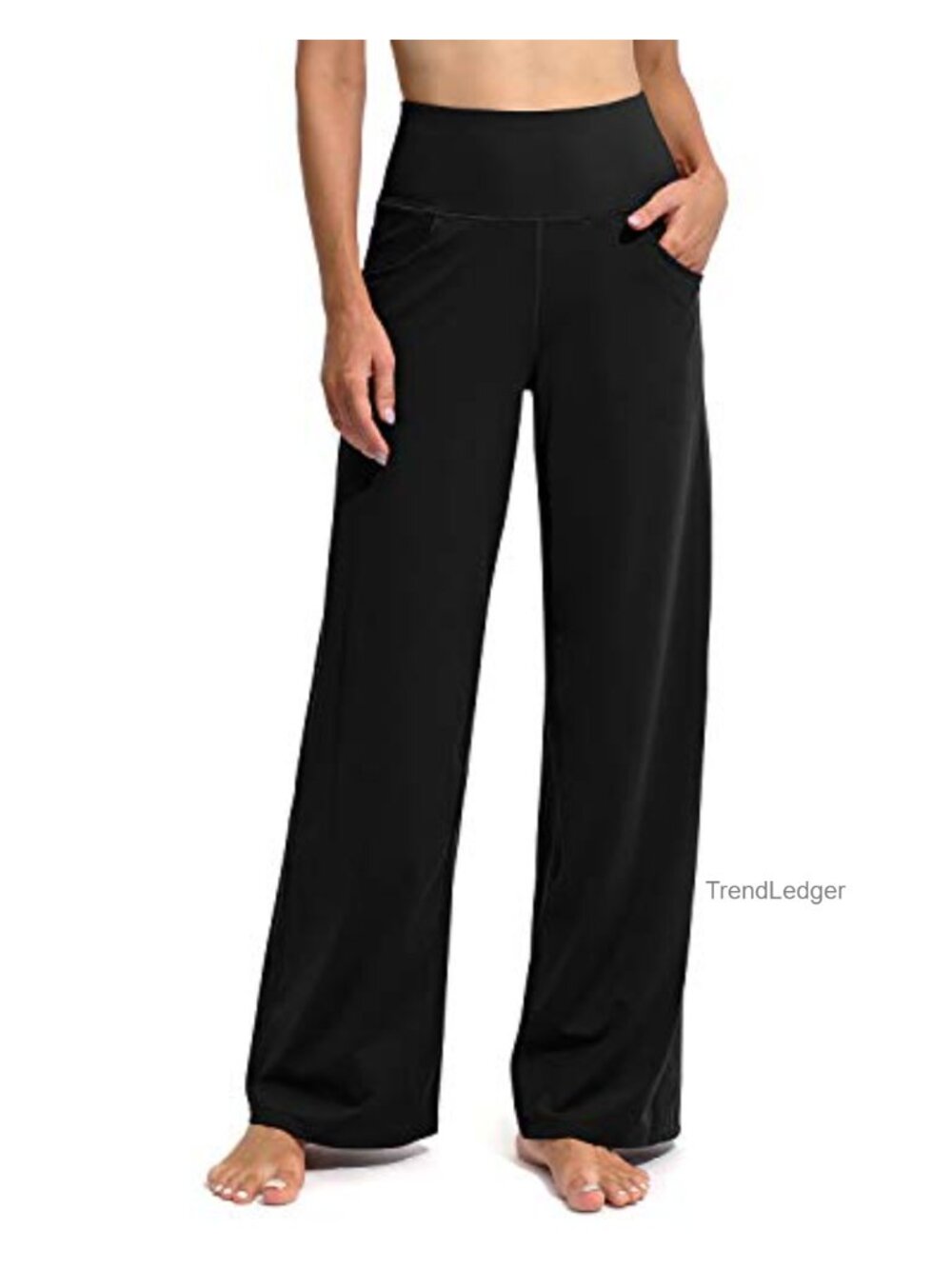 Promover Wide Leg Yoga Pants High Waist Stretch Athletic Women